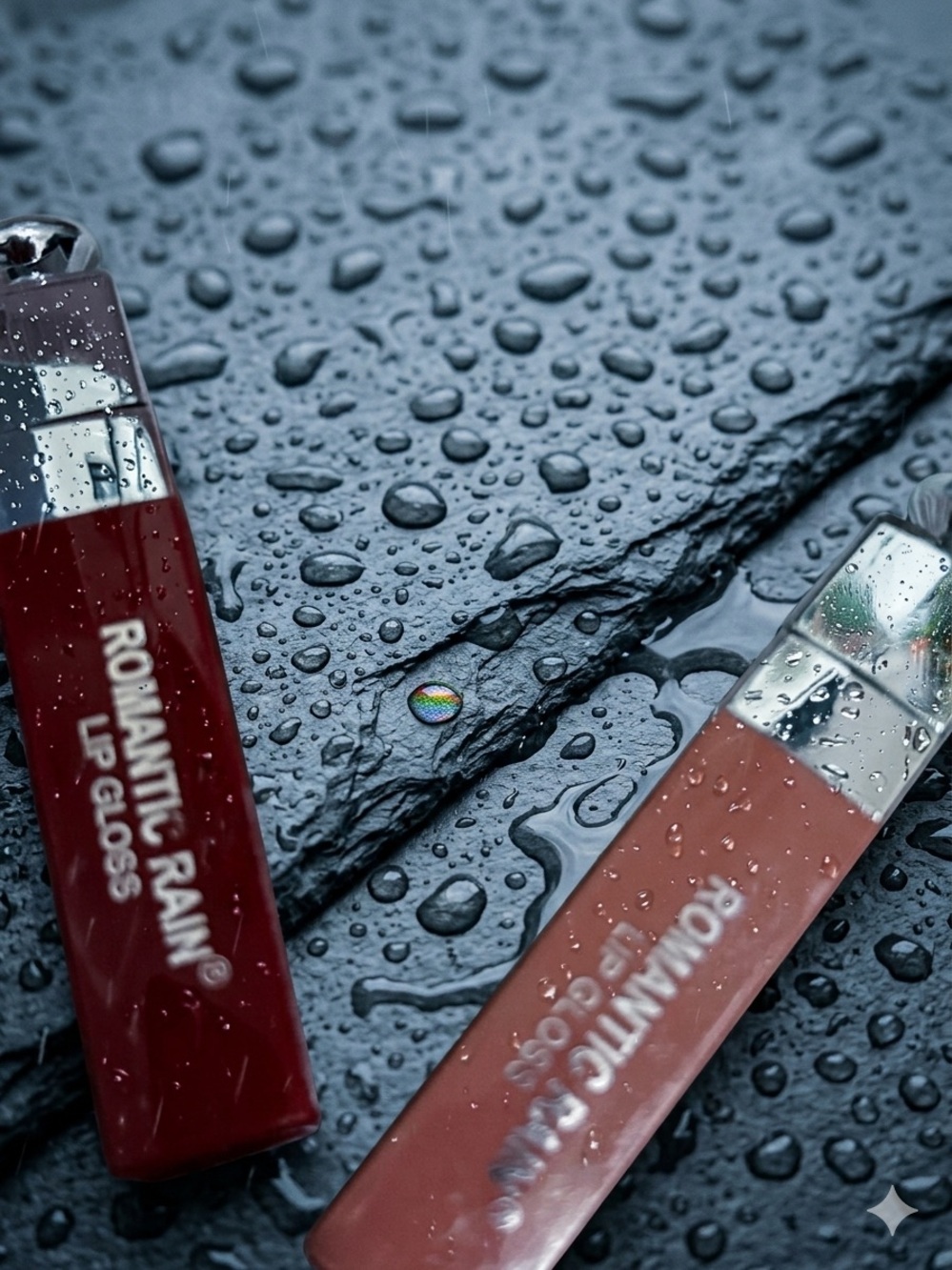 Romantic Rain Lip Gloss Duo - Red & Nude